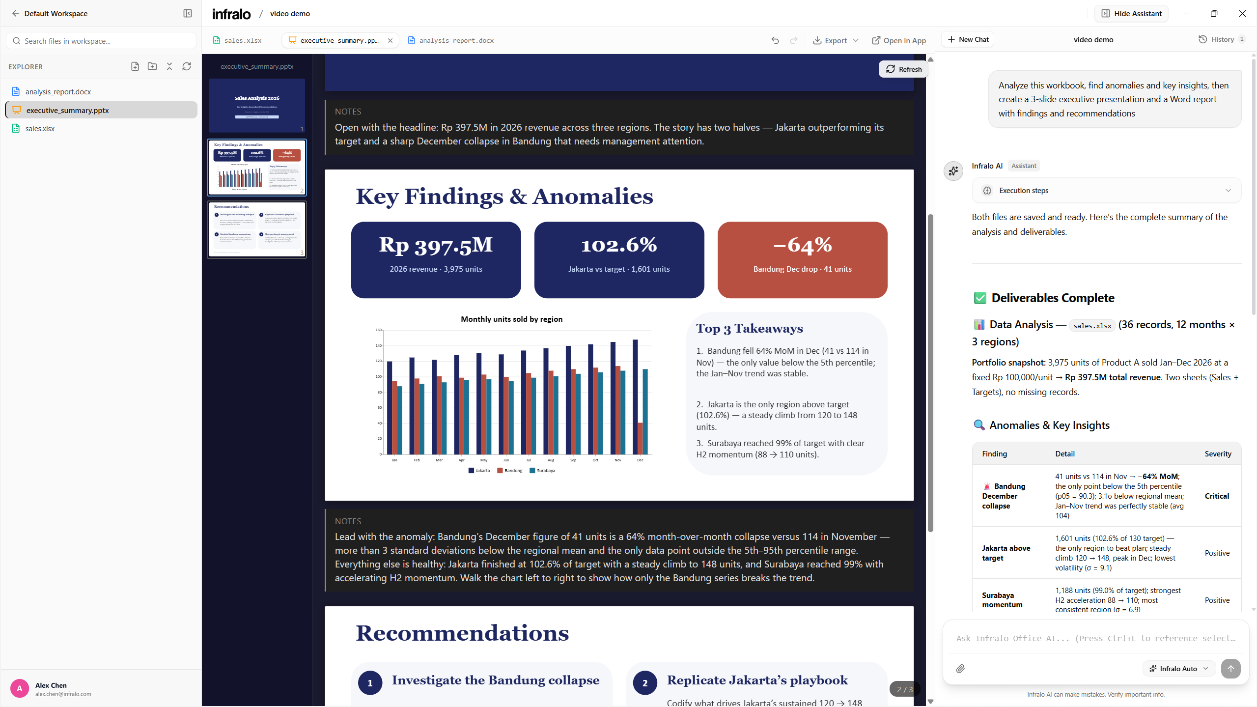Infralo Office Preview Screenshot (Light Mode)